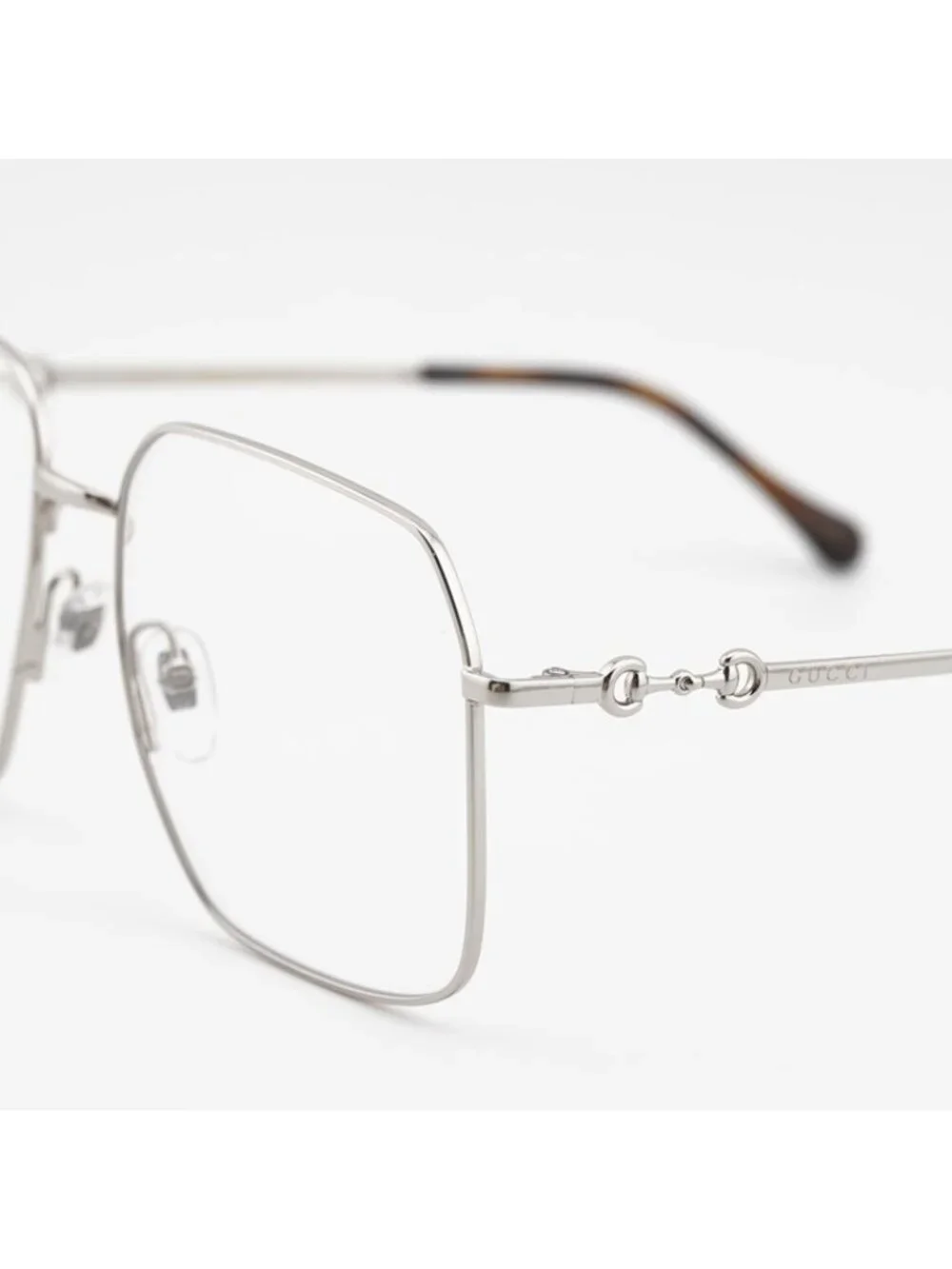 Gucci GG0952O 003 Eyeglasses Gold/Silver 57mm Square Frame